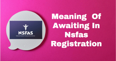 Awaiting In Nsfas Registration