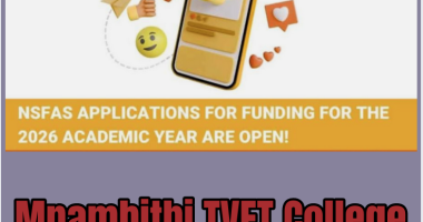 Mnambithi TVET College Nsfas Application 2026/2027