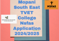 Mopani South East TVET College Nsfas Application 2024