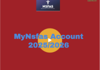 MyNsfas Account 2025