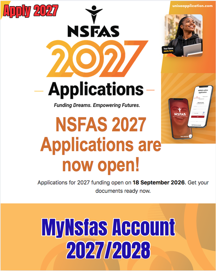 MyNsfas Account 2027/2028