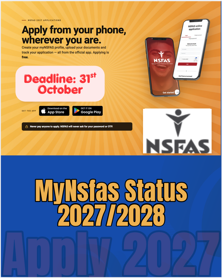 MyNsfas Status 2027/2028