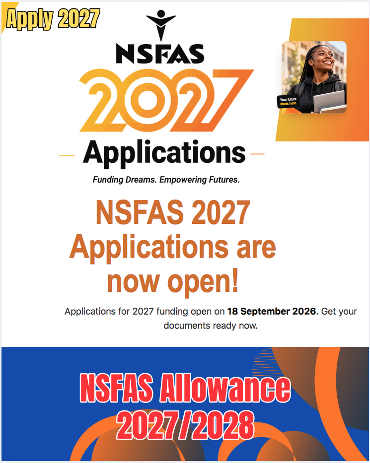 NSFAS Allowance 2027/2028