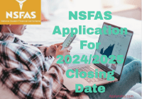 NSFAS Application For 2024