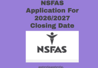 NSFAS Application For 2026/2027 Closing Date