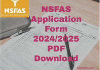NSFAS Application Form 2024