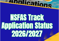 NSFAS Track Application Status 2026/2027