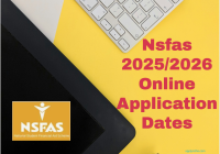 Nsfas 2025/2026 Online Application