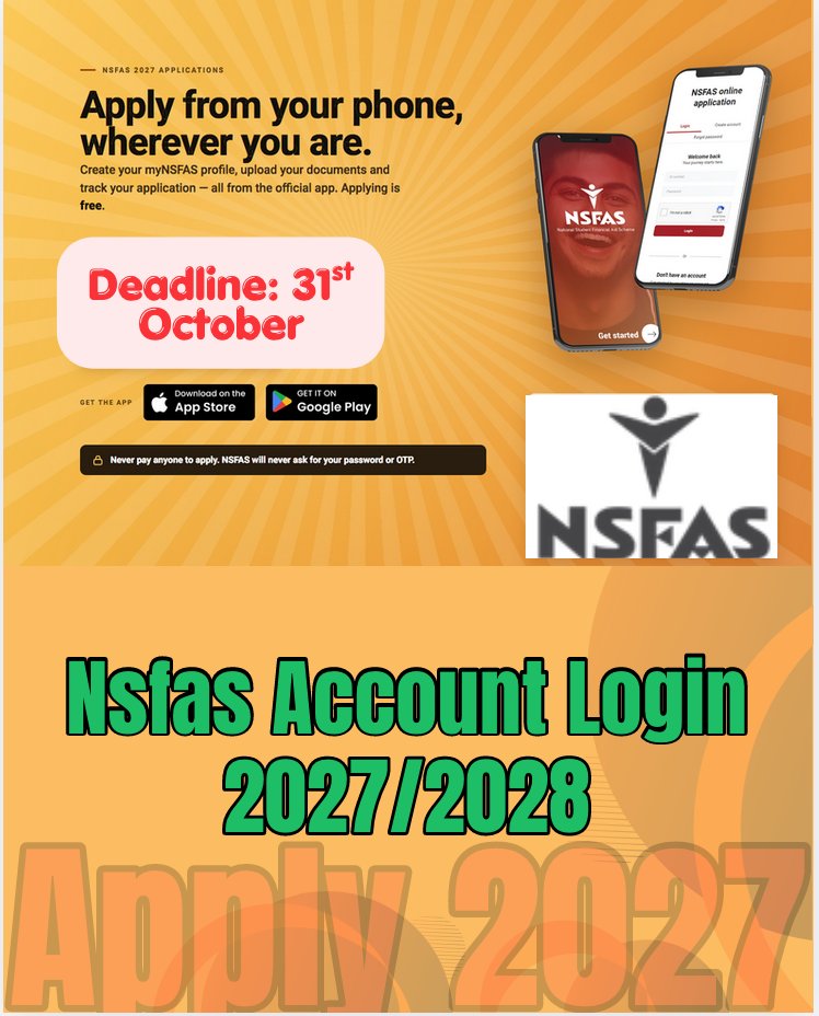 Nsfas Account Login 2027/2028