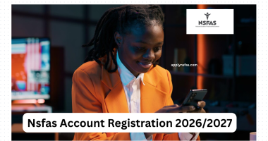 Nsfas Account Registration 2026/2027