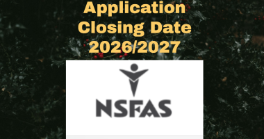 Nsfas Application Closing Date 2026/2027