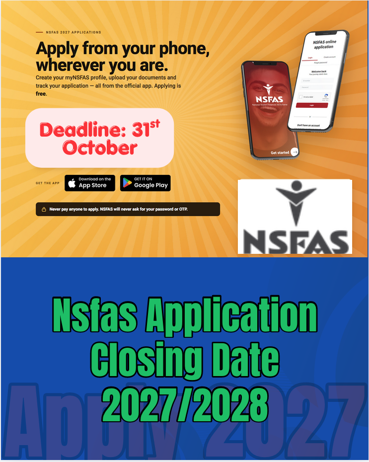 Nsfas Application Closing Date 2027/2028