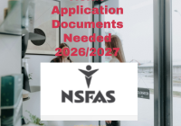 Nsfas Application Documents Needed 2026/2027