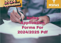 Nsfas Application Forms For 2024