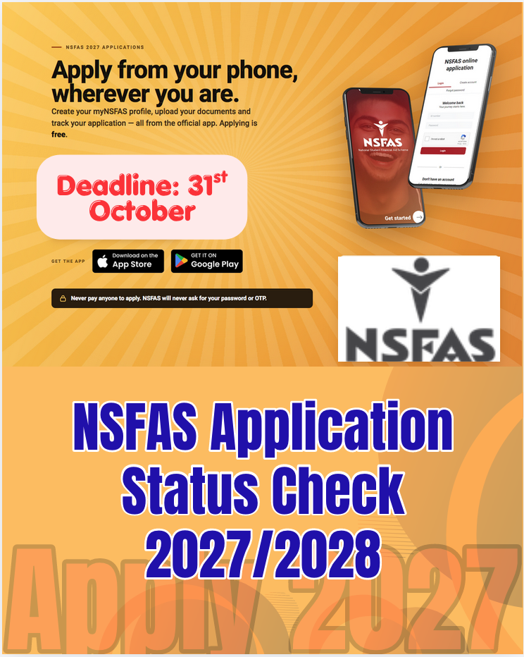 Nsfas Application Status Check 2027/2028
