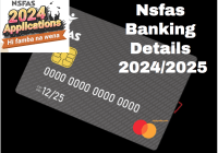 Nsfas Banking Details 2024