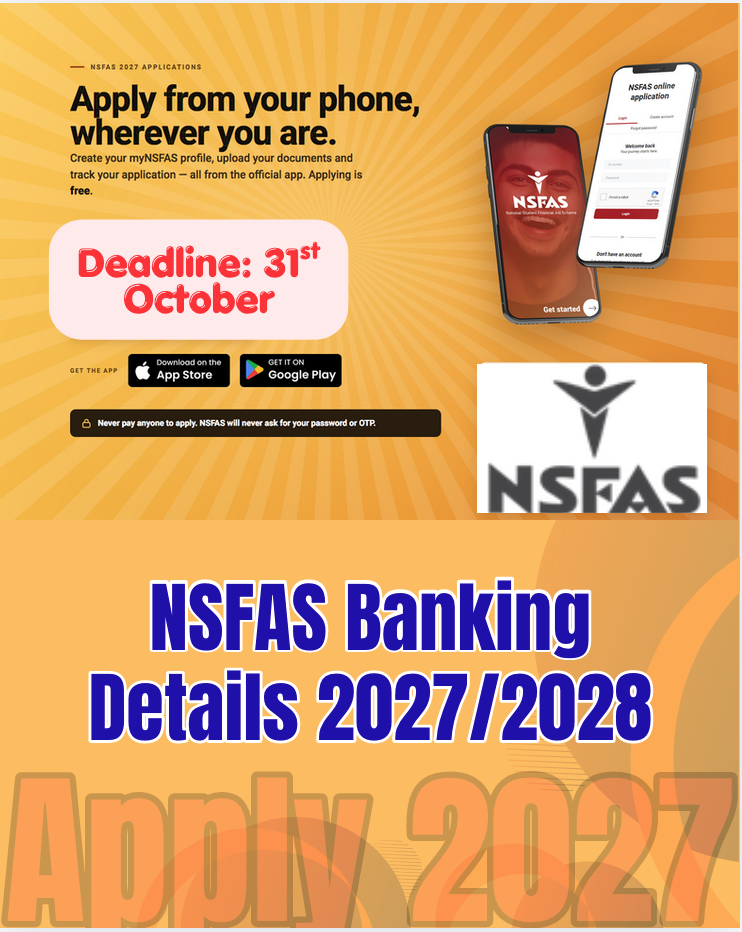 Nsfas Banking Details 2027/2028