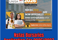 Nsfas Bursaries Application For 2026:2027