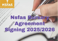 Nsfas Bursary Agreement Form