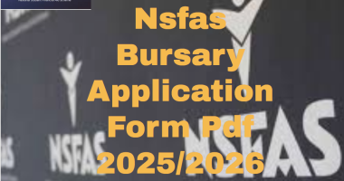 Download Nsfas Bursary Application Form Pdf 2025