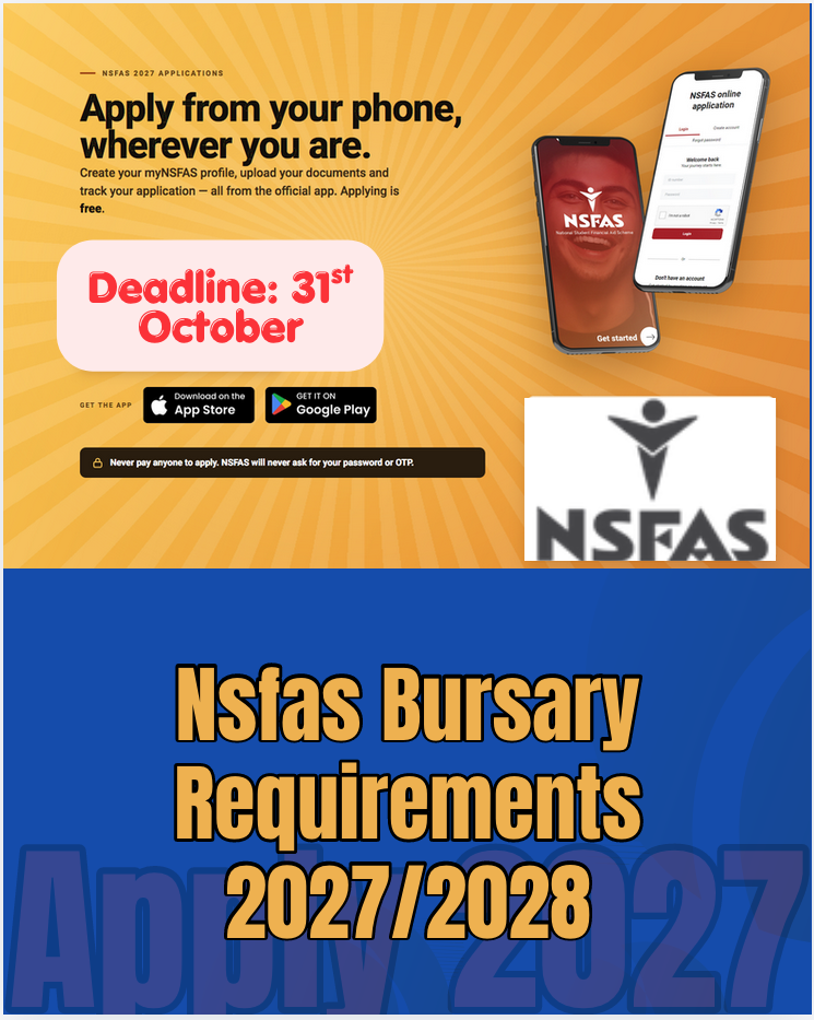 Nsfas Bursary Requirements 2027/2028