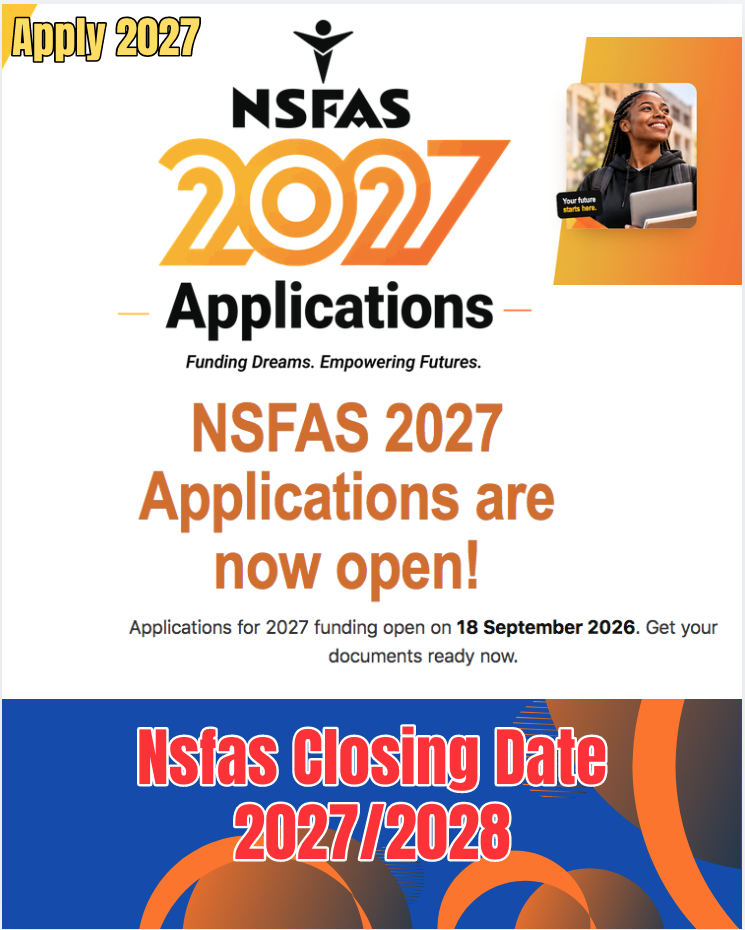 Nsfas Closing Date 2027/2028