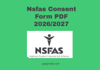 Nsfas Consent Form PDF 2026/2027