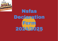 Application Declaration Form 2024