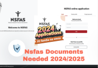 Nsfas Application Documents Needed 2024