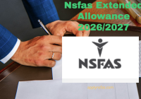 Nsfas Extended Allowance 2026/2027