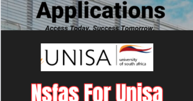 Nsfas For Unisa Application 2026/2027