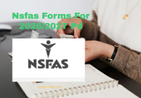 Nsfas Forms For 2026/2027 Pd