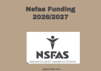 Nsfas Funding 2026/2027
