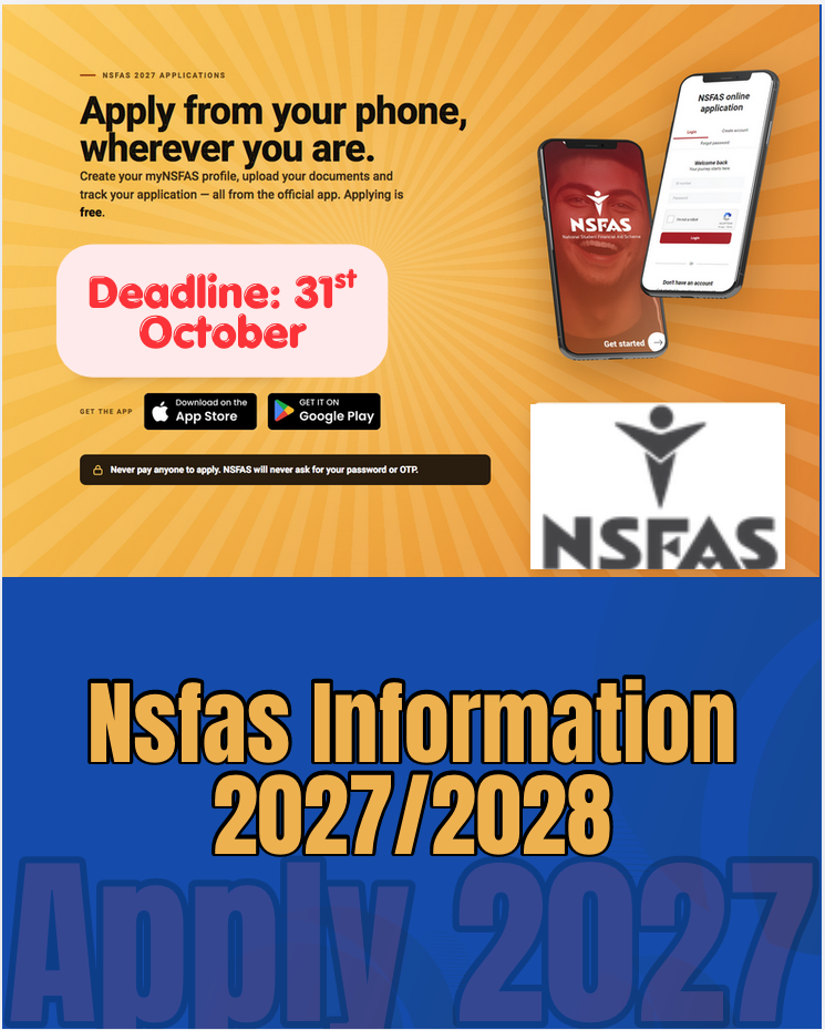 Nsfas Information 2027/2028