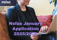 Nsfas January Online Application 2025