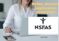 Nsfas January Application 2026/2027