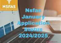 Nsfas January Application Status 2024