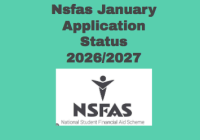 Nsfas January Application Status 2026/2027
