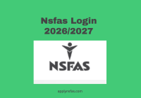 Nsfas Login 2026/2027