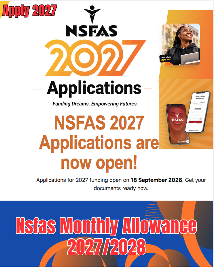 Nsfas Monthly Allowance 2027/2028