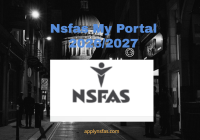 Nsfas My Portal 2026:2027