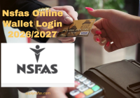 Nsfas Online Wallet Login 2026/2027