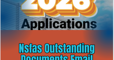 Nsfas Outstanding Documents Email 2026/2027