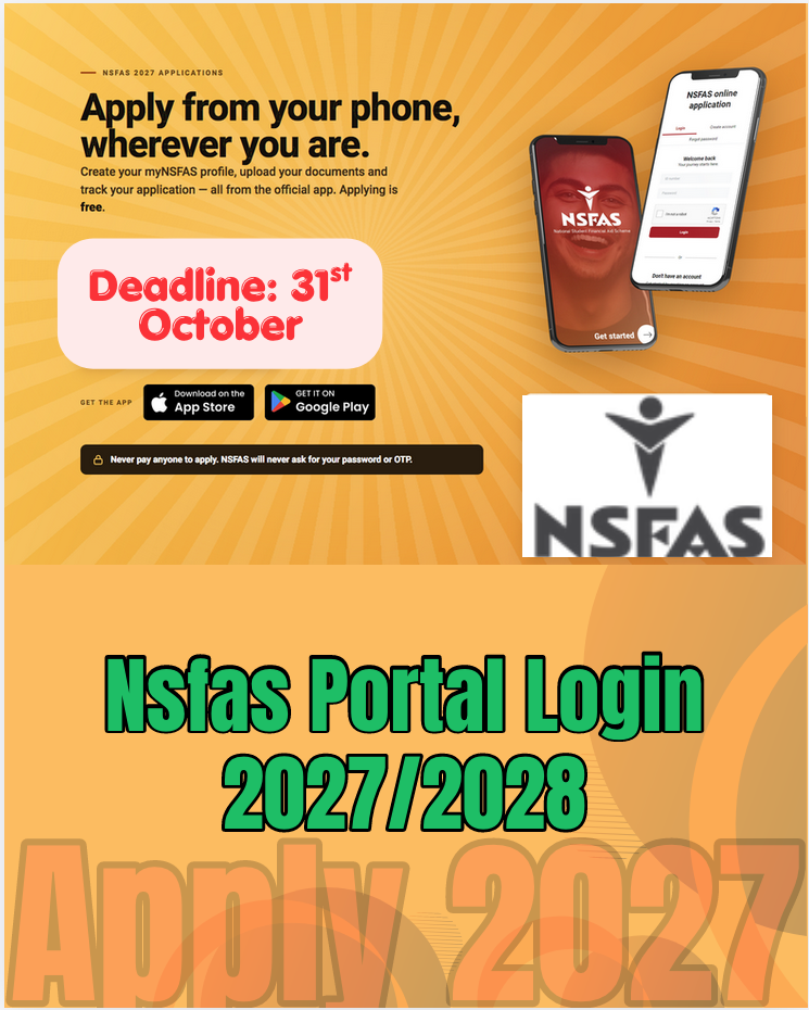 Nsfas Portal Login 2027/2028