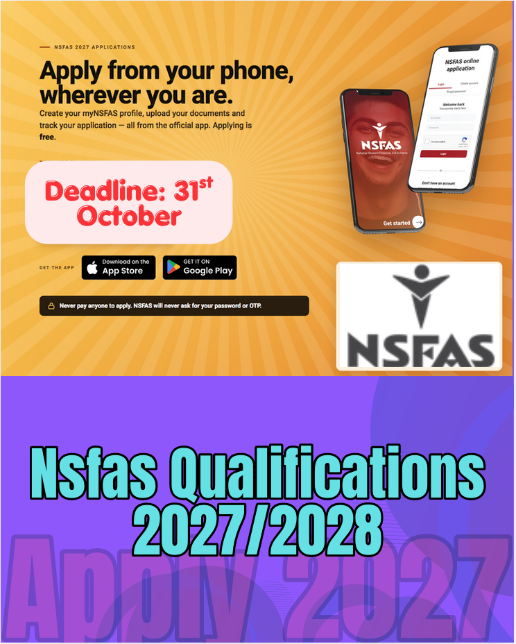 Nsfas Qualifications 2027/2028