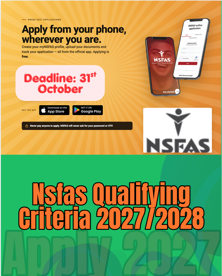 Nsfas Qualifying Criteria 2027/2028