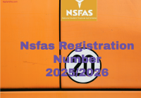 Nsfas Registration Number 2025