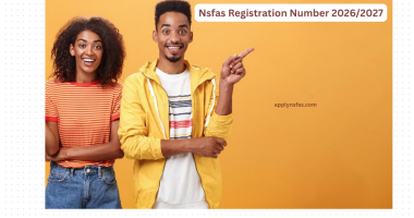 Nsfas Registration Number 2026:2027