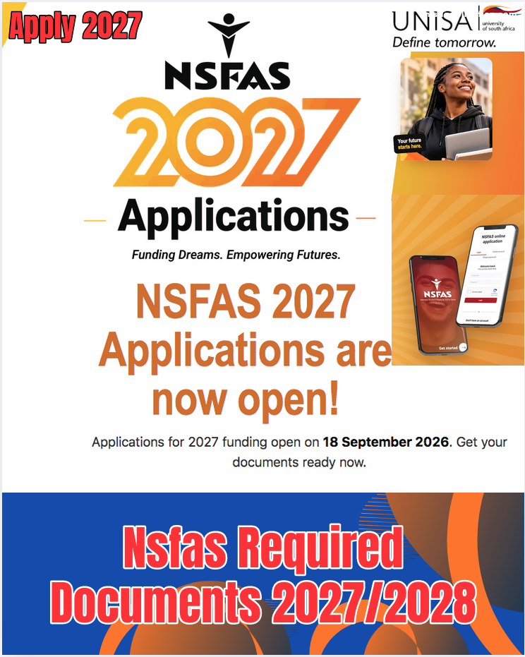 Nsfas Required Documents 2027/2028