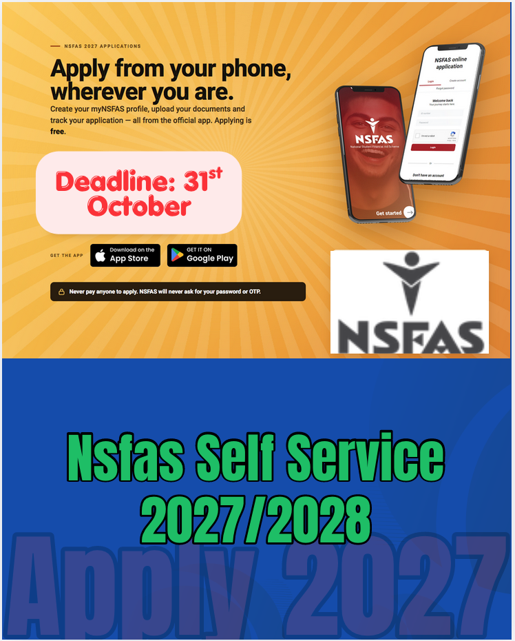 Nsfas Self Service 2027/2028